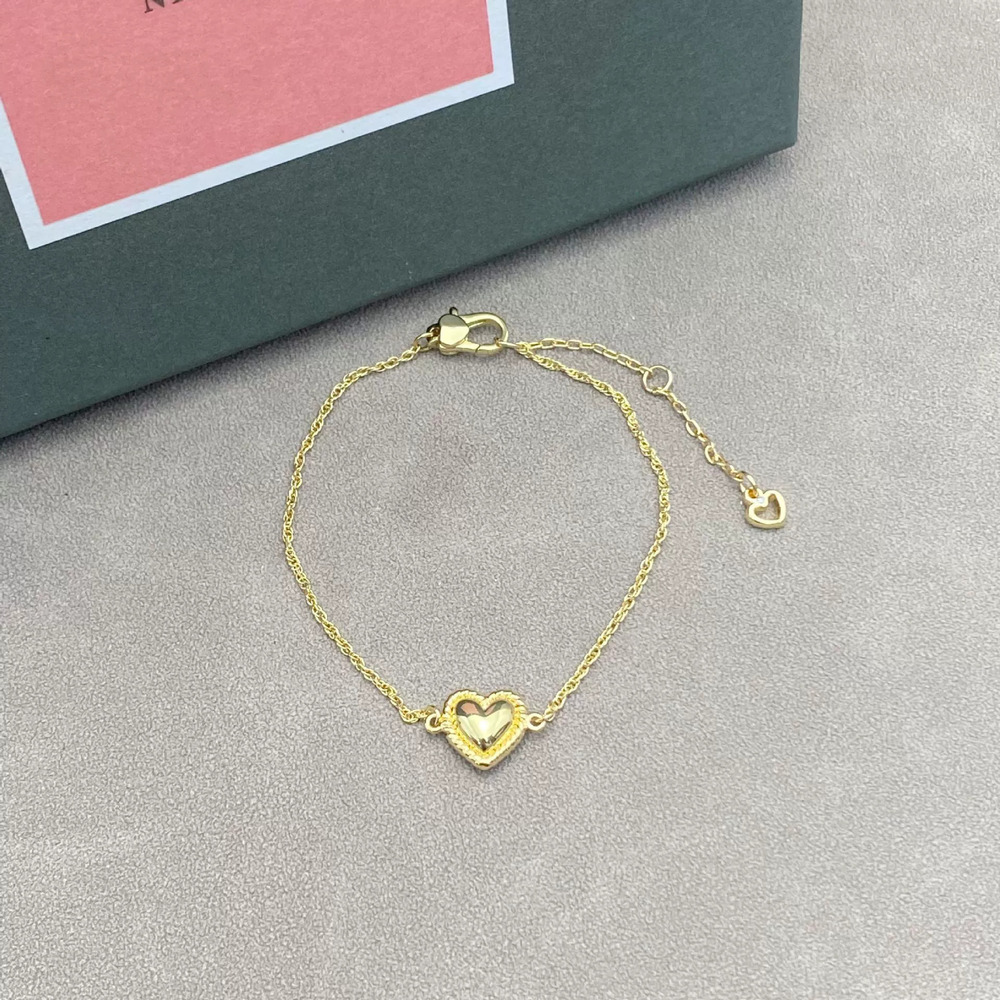 kate spade Smooth Threaded Heart Bracelet
